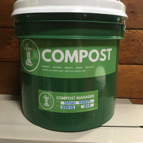 Green 5 gallon compost bucket