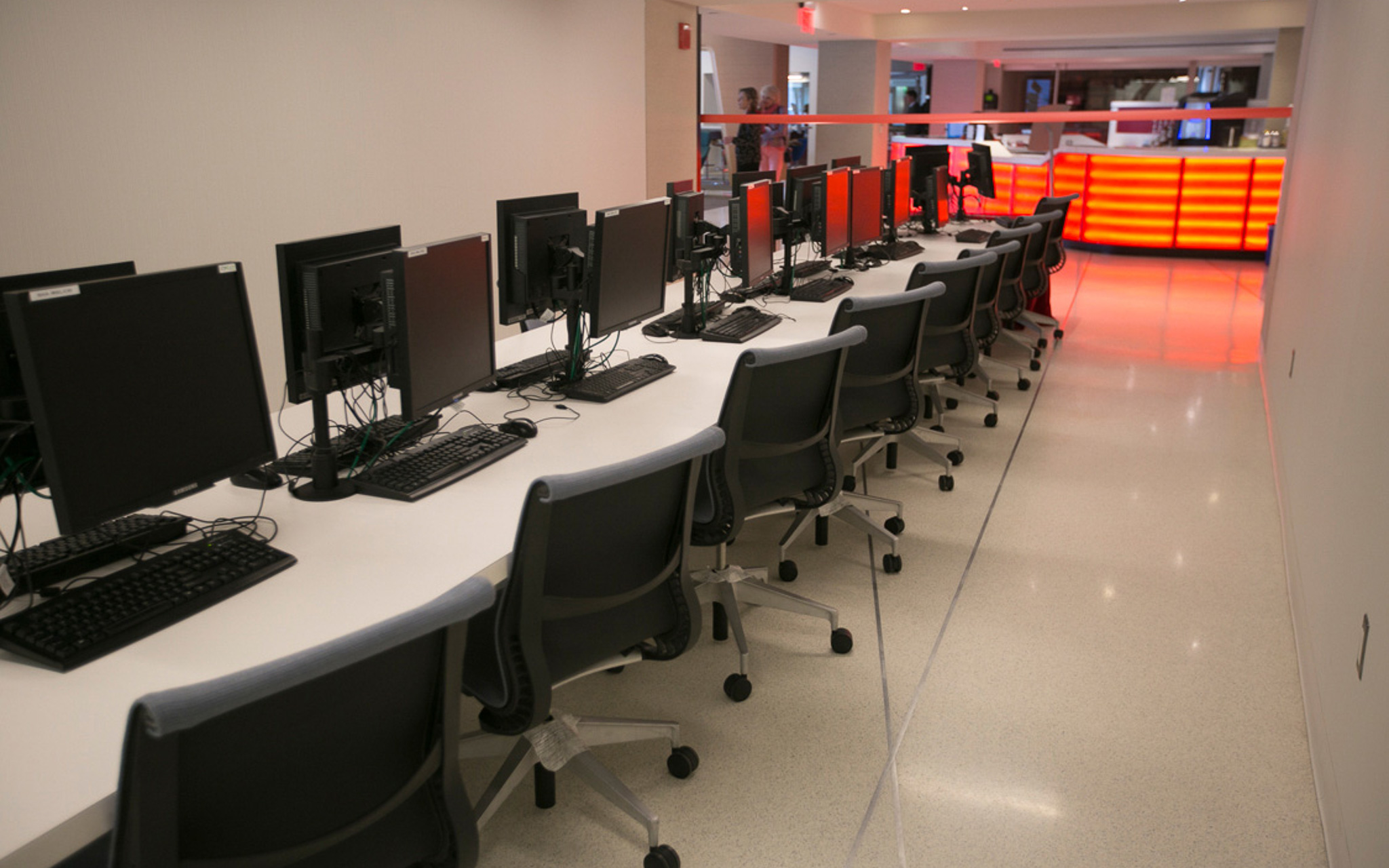 Computers available in the Marriott Student Learning Center