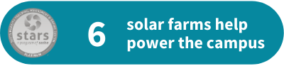 5 solar farms power the campus