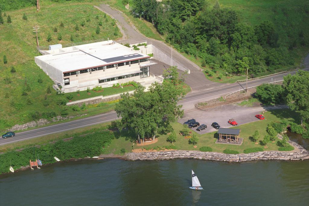 Lake Source Cooling Facility aerial view