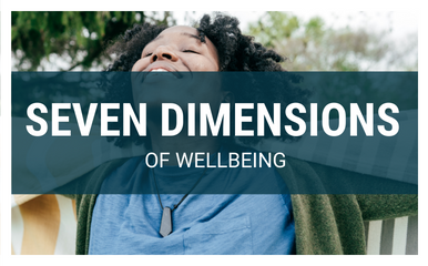 Seven dimensions of wellbeing