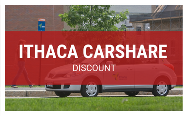 Ithaca Carshare discount
