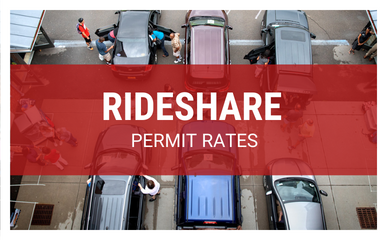 Rideshare permit rates