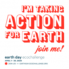Checklist of actions someone might take around people for the ecochallenge