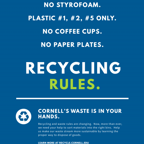 recycling poster summarizing new rules