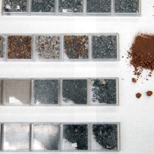 CUBO cutting samples of rock in the hole