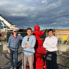 CUBO Team members at site