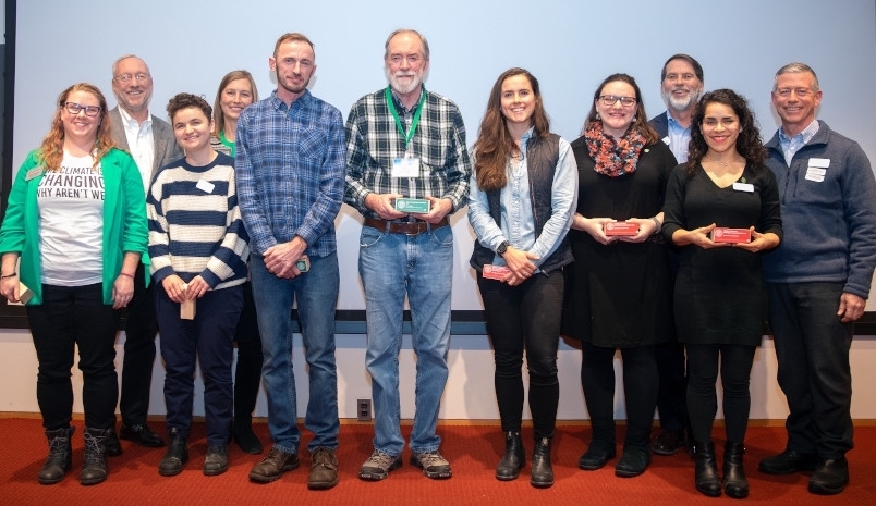 2019 Sustainability award winners with presenters