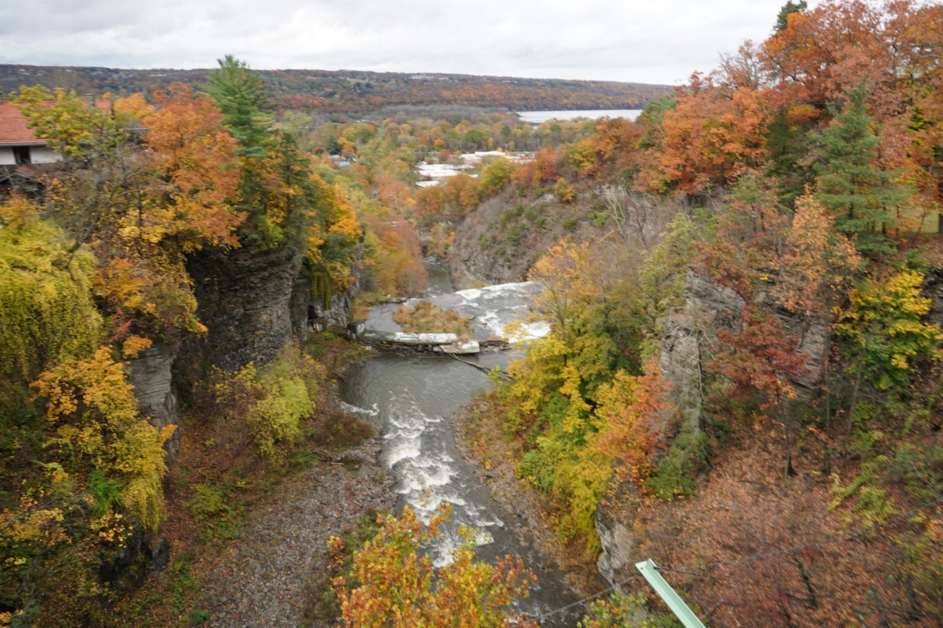 Cornell’s effort to power its campus utilizing only renewable energy sources is aided by its hydroelectric dam, located in Fall Creek. (Ben Parker / Sun Assistant Photography Editor)