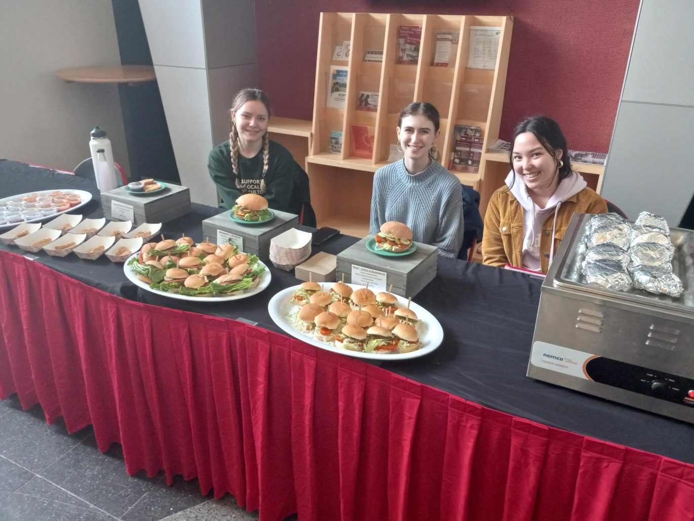 Student Sustainability Coordinators helped introduce vegan offerings at Bear Necessities grill and convenience store on North Campus.