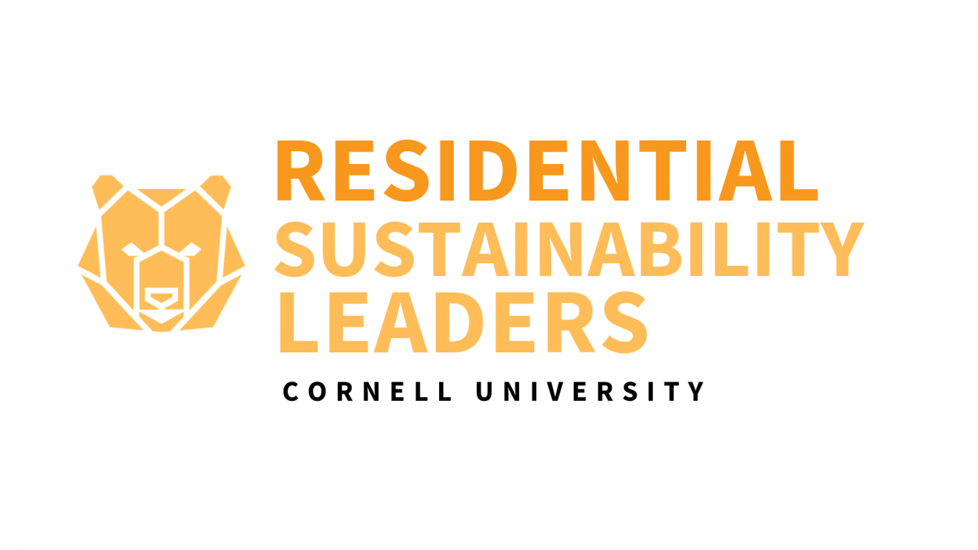 Residential Sustainability Leaders at Cornell University, with bear logo