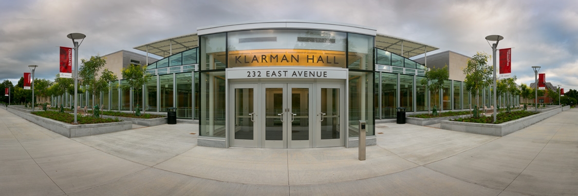 Entrance to Klarman Hall off East Ave