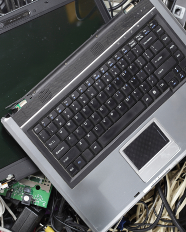 Old lap top -electronic waste