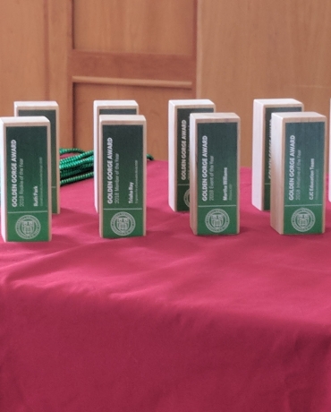 Student Sustainability Awards and green tassels